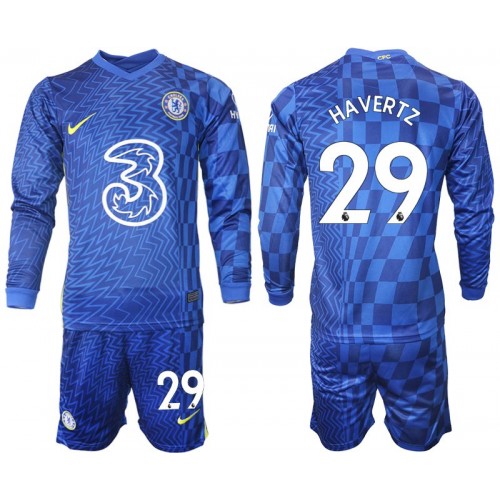 Chelsea Havertz 29 Dres Dječji Domaći 2021/2022 Dugim Rukavima Chelsea Havertz 29 Dres Dječji Domaći 2021/2022 Dugim Rukavima
